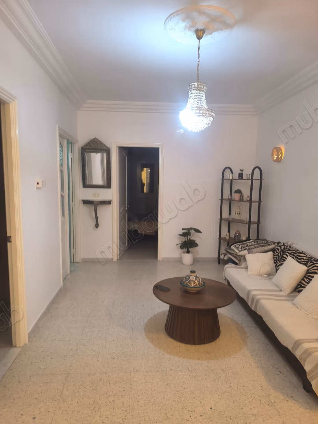 Affitta questo appartamento a La Marsa Ville. Superficie totale 100 m². Arredato