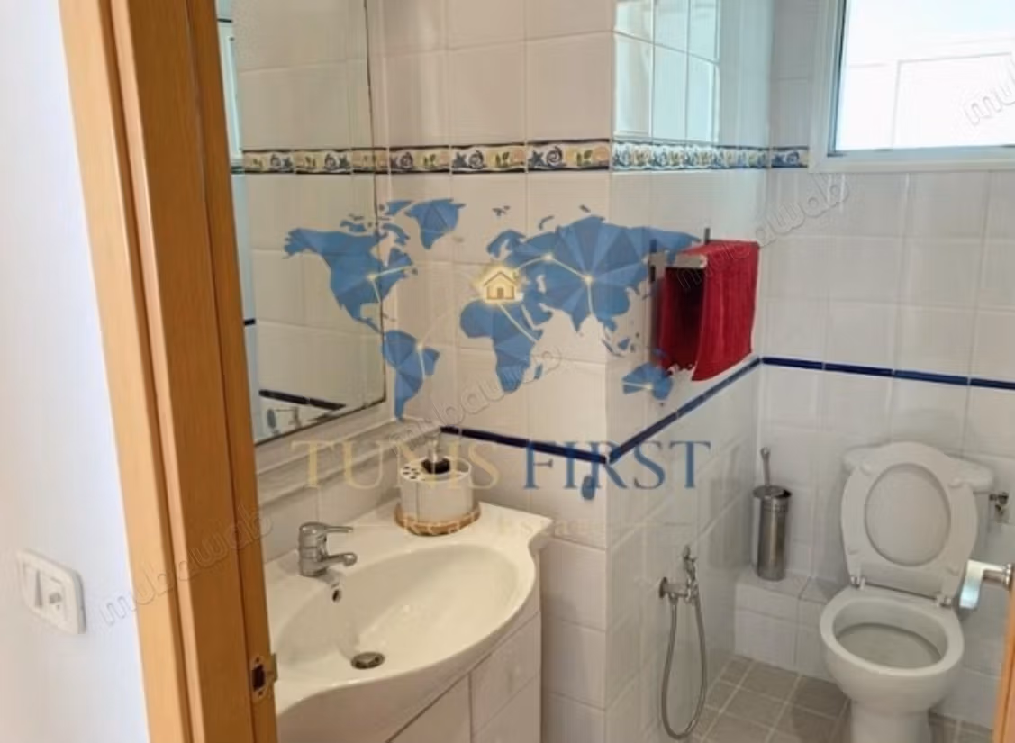 A Louer appartement S2 Meublé à Gammarth