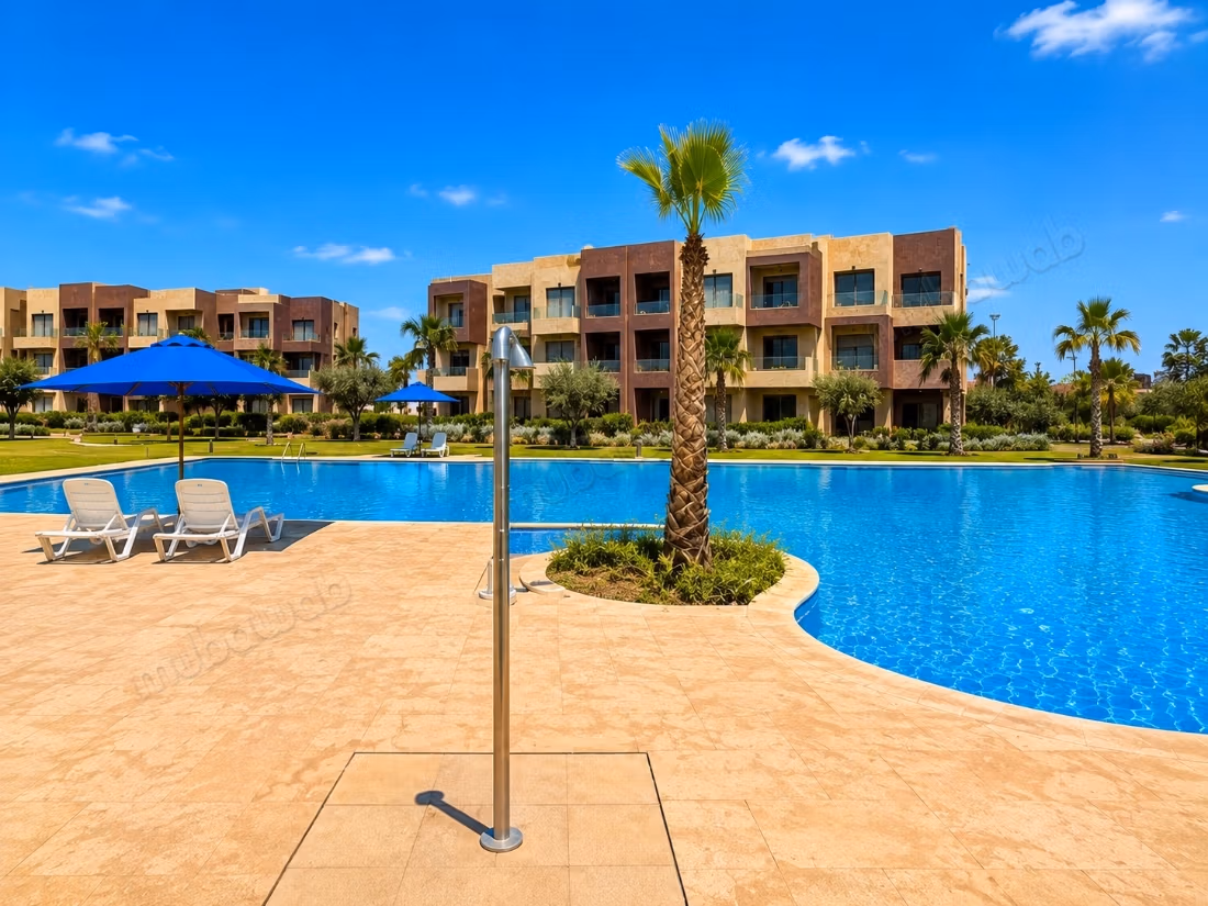 A VENDRE appartement neuf vue piscine 
Prestigia Argan Jubaea Marrakech