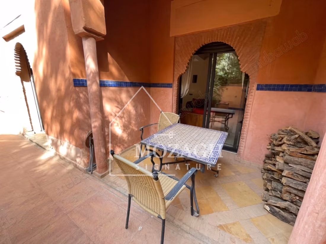 Superb furnished villa in a residence with a swimming pool