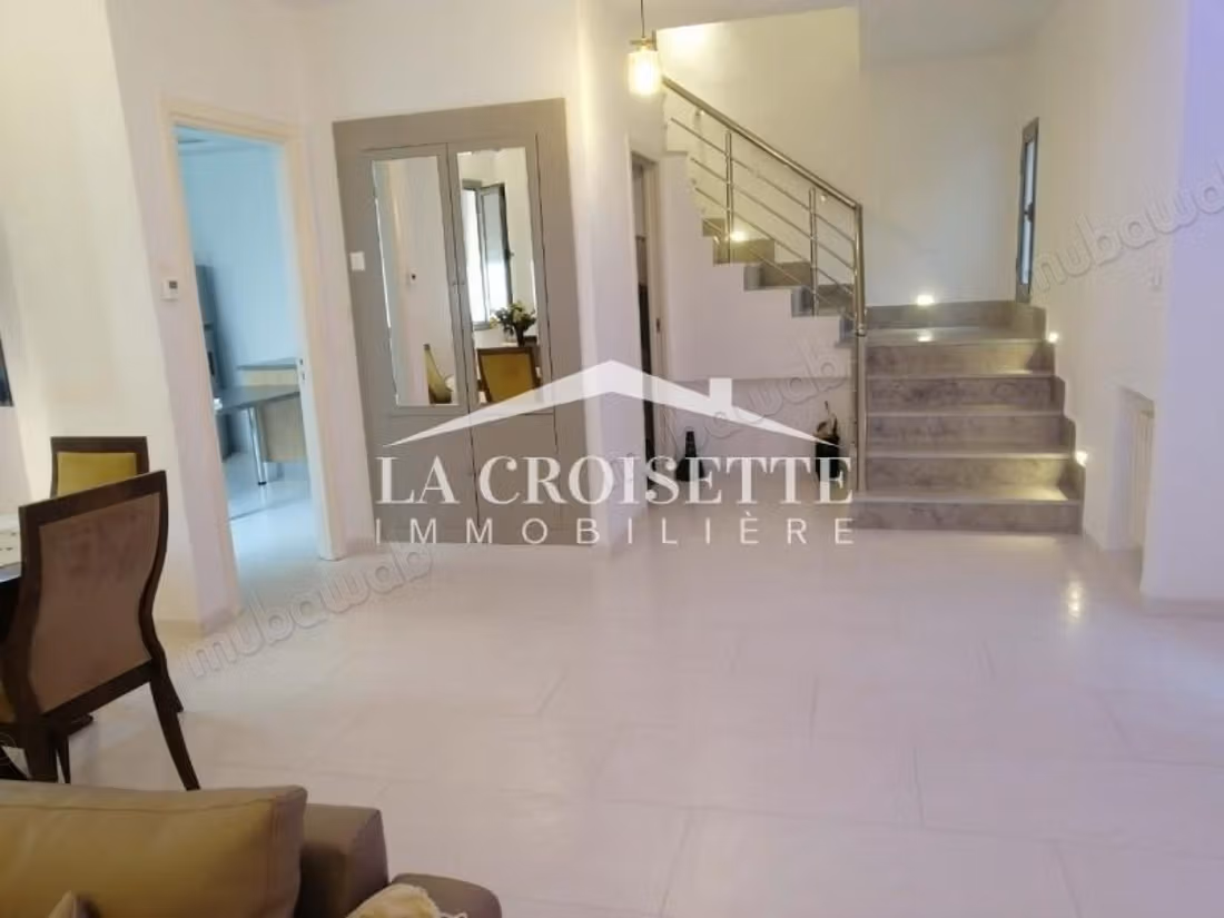 Duplex S3 meublé à La Marsa