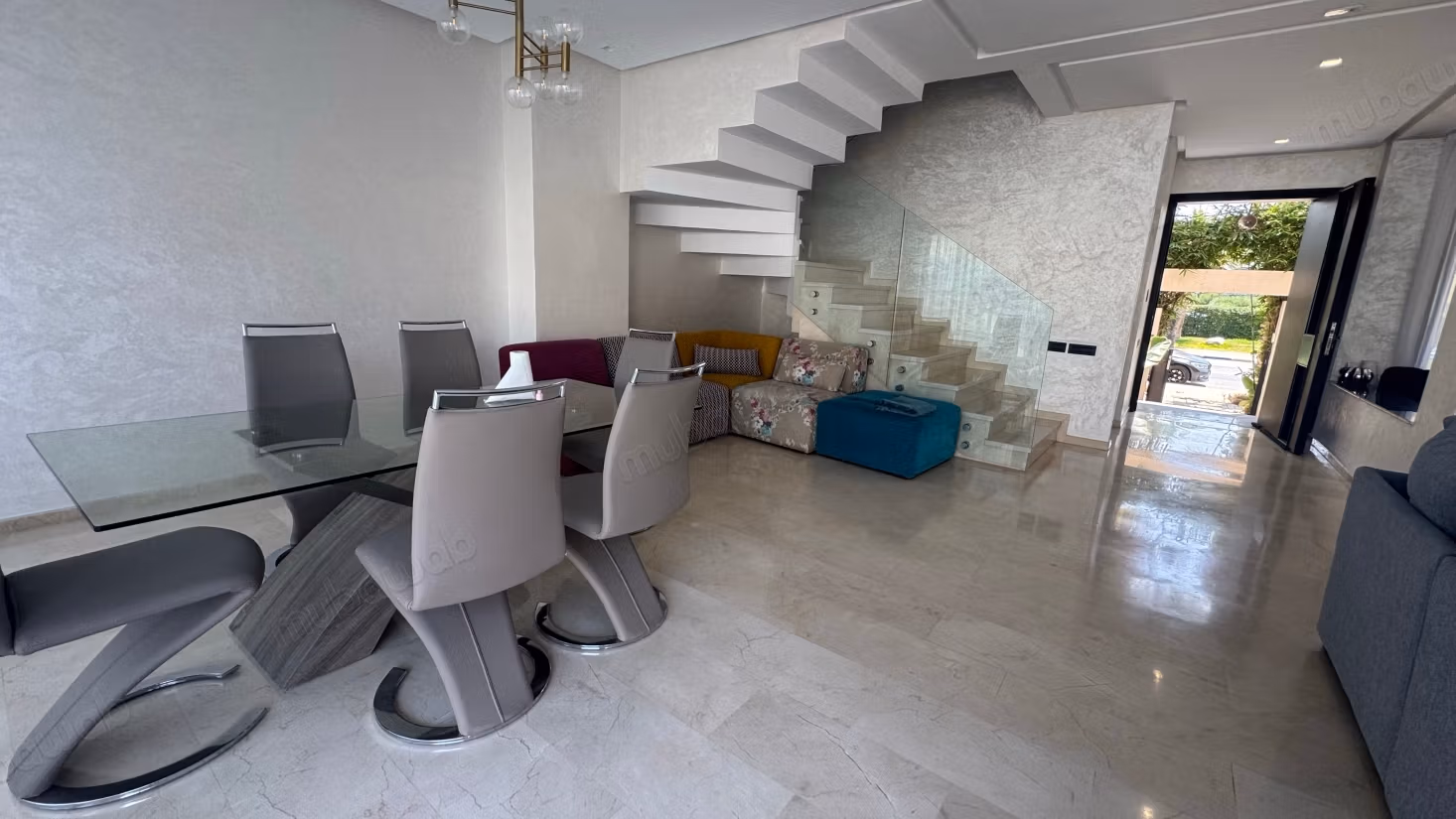 Prachtige villa te koop in Dar Bouazza jacque beach. 4 slaapkamers. Gemeubileerd