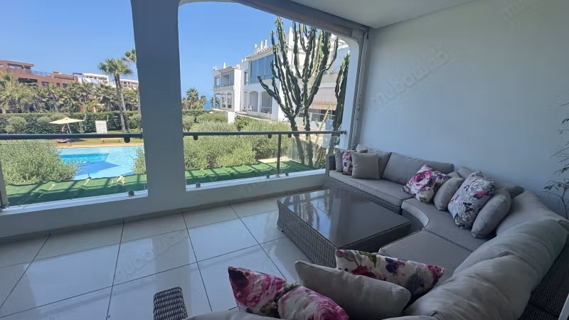 Espectacular apartamento en venta en Dar Bouazza Residencia Melrose. 2 habitaciones cómodas. Piscina