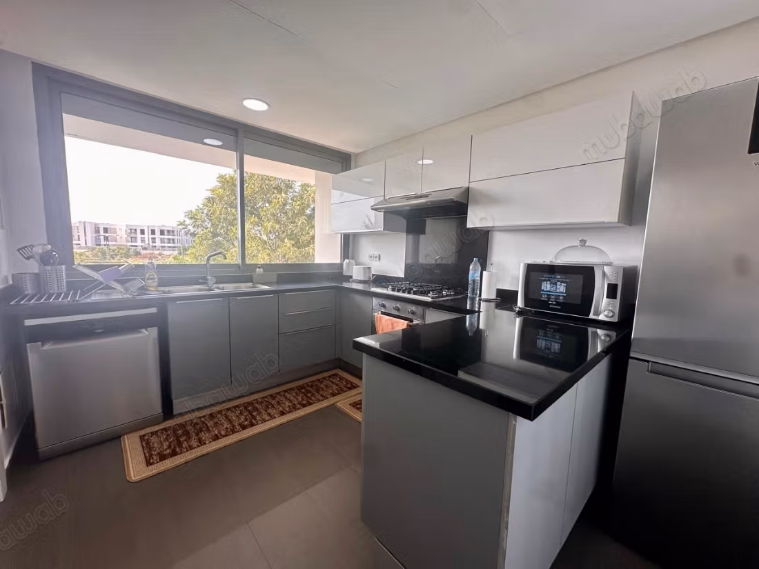 Zeer mooi gemeubileerd appartement te huur in Bouskoura