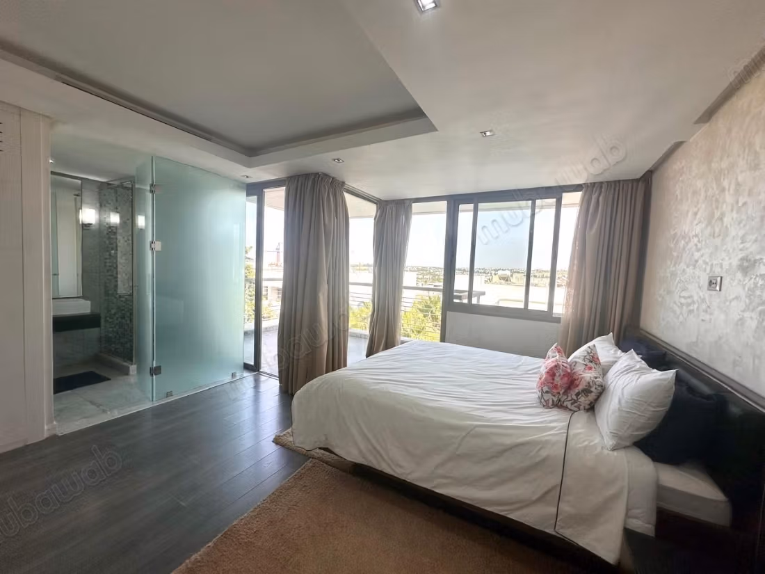 Zeer mooi gemeubileerd appartement te huur in Bouskoura