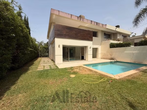 Villa for rent – Prestigia, Green City, Bouskoura