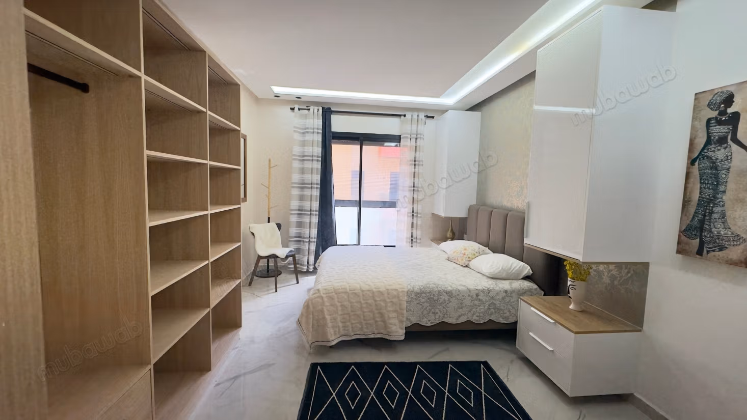 Appartamento arredato con 2 camere da letto nuovo in affitto a lungo termine nella residenza Hivernage con piscina
