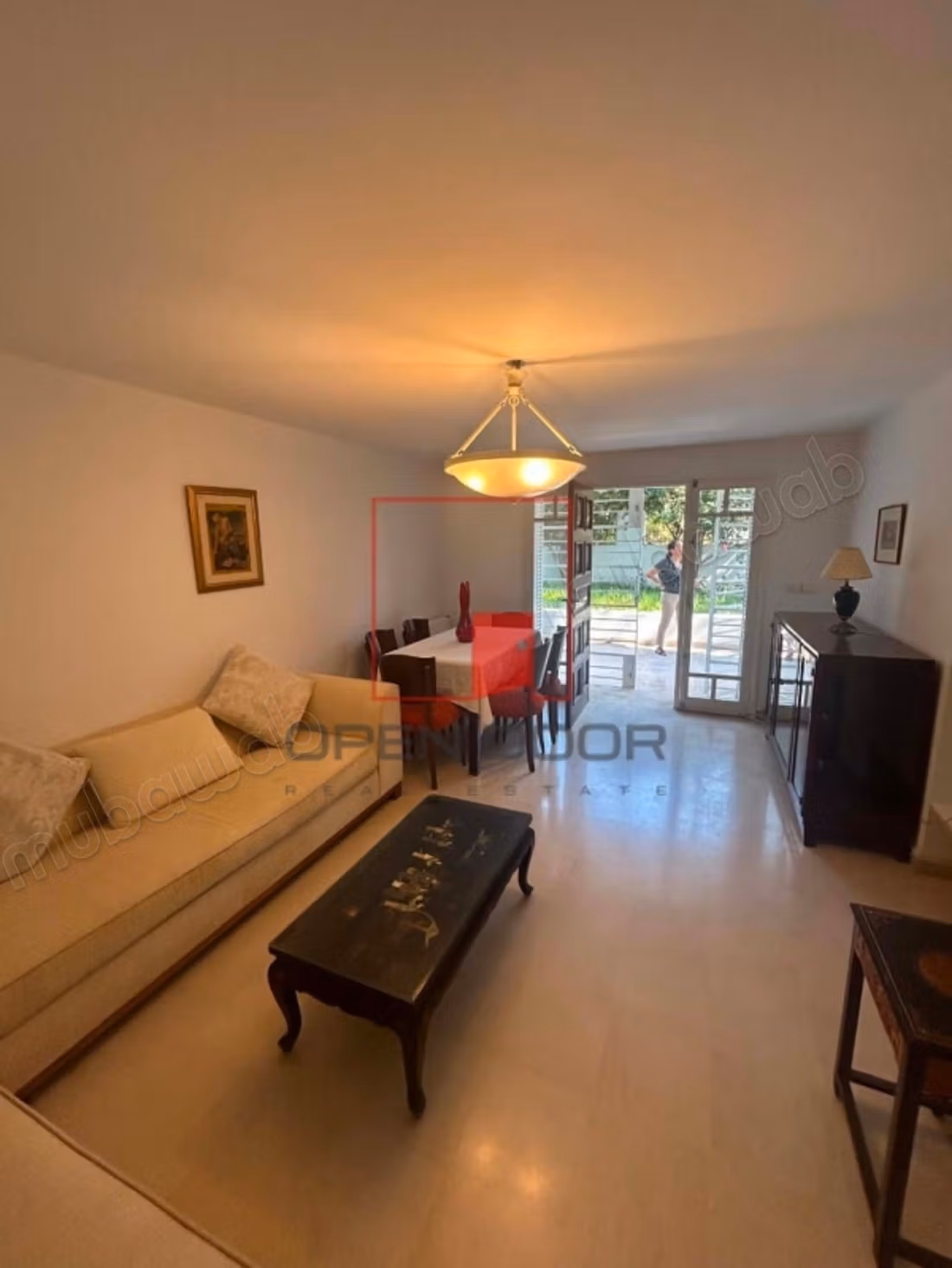 Rez de jardin S2 meublé avec jardin à Carthage