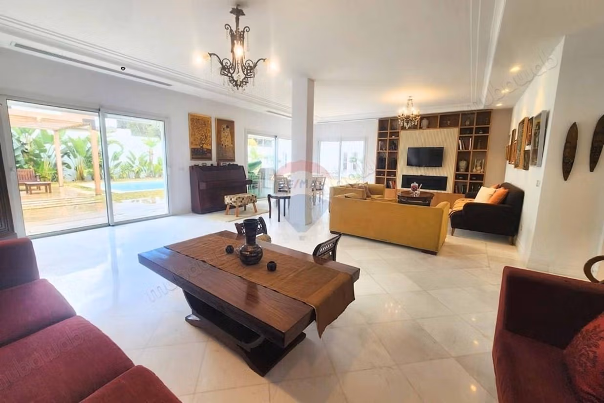 Villa arredata con piscina Marina Gammarth