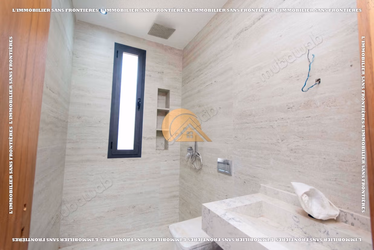 Empty villa with swimming pool and waterfall for sale in Targa
