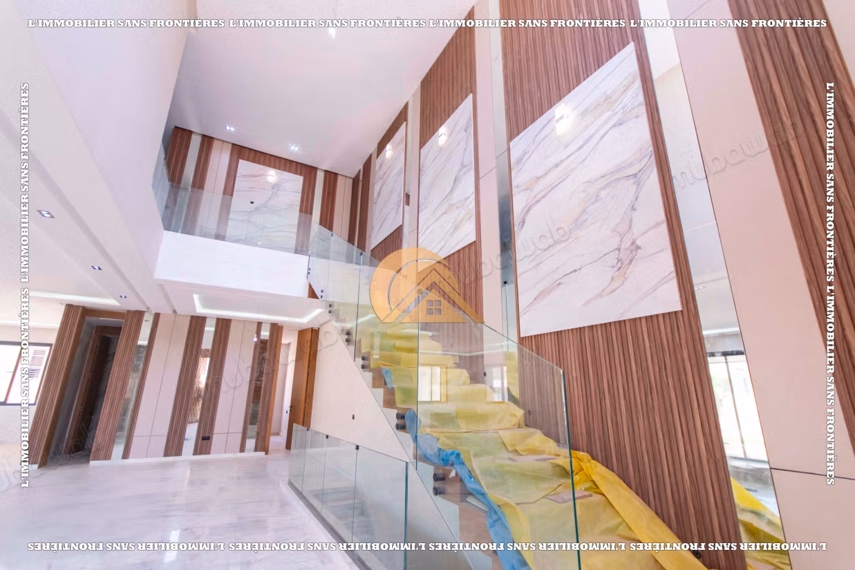 Empty villa with swimming pool and waterfall for sale in Targa