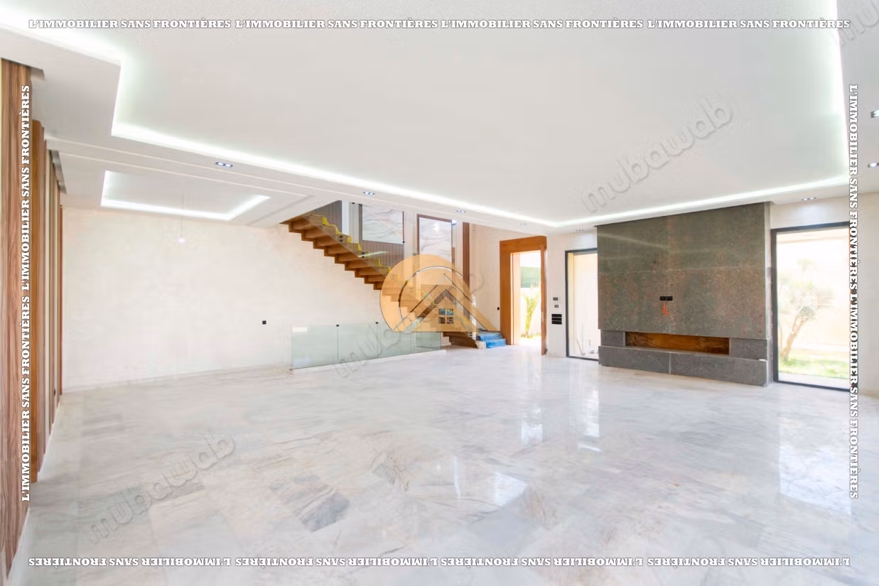 Empty villa with swimming pool and waterfall for sale in Targa