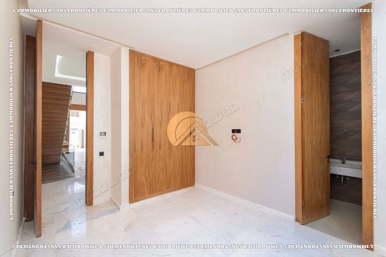 Empty villa with swimming pool and waterfall for sale in Targa