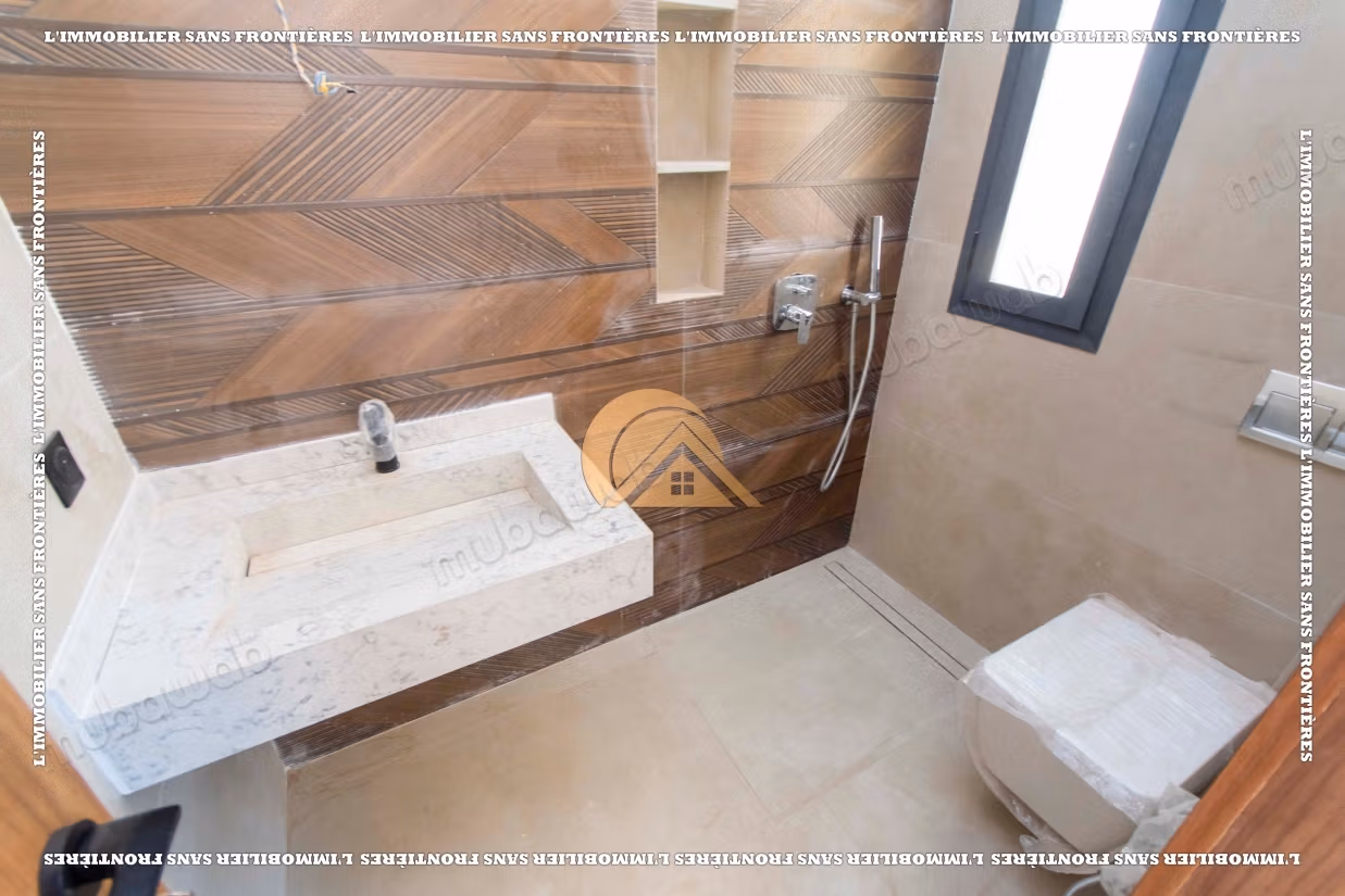 Empty villa with swimming pool and waterfall for sale in Targa