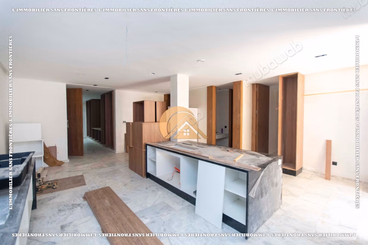 Empty villa with swimming pool and waterfall for sale in Targa