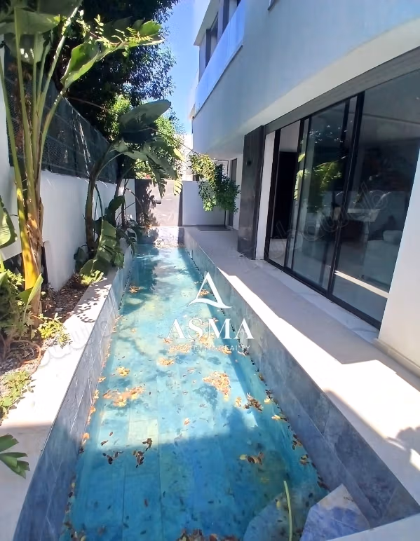Villa di lusso ammobiliata in affitto – La Marsa vista mare