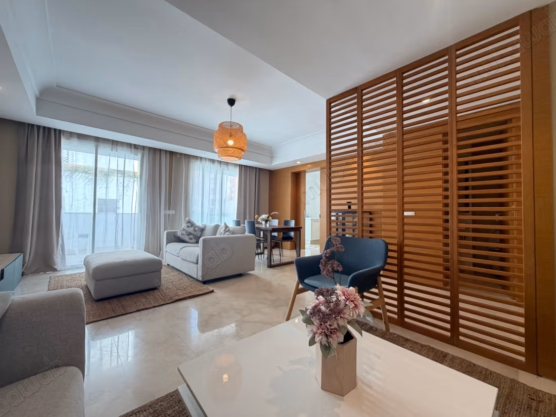 Appartement de deux chambres meublé à CFC à louer