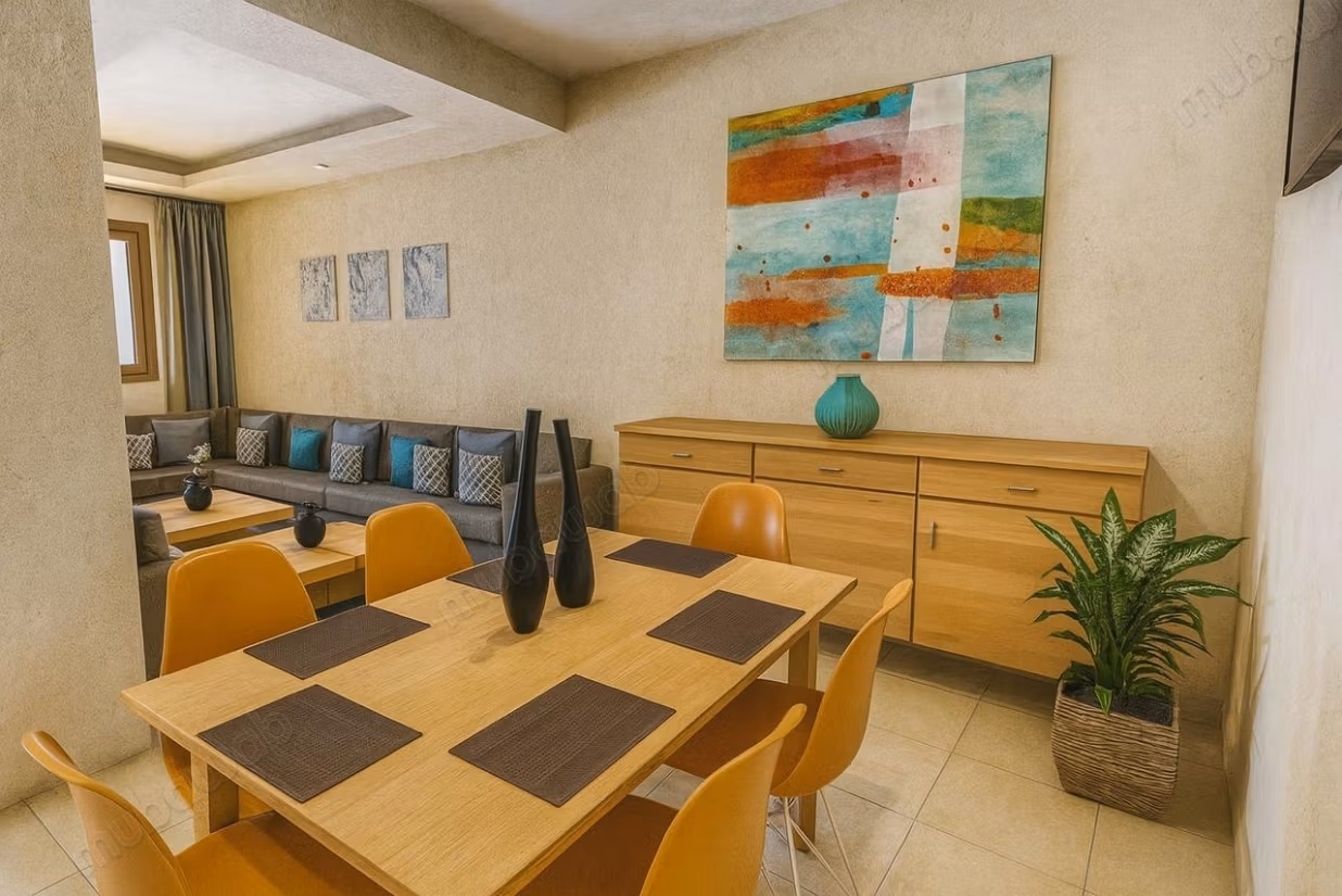 Apartment for sale in Ait Melloul. 2 bedrooms. Security door and double glazing system