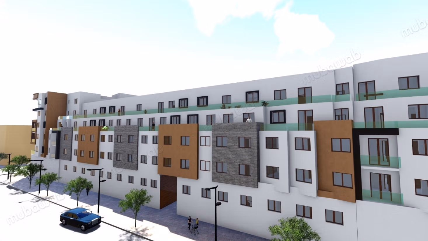 Apartment for sale in Ait Melloul. 2 bedrooms. Security door and double glazing system