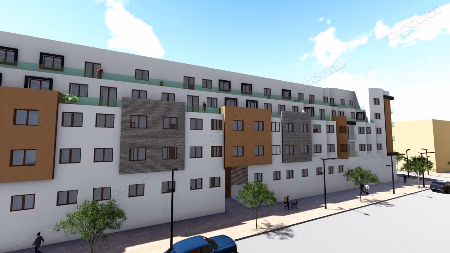 Apartment for sale in Ait Melloul. 2 bedrooms. Security door and double glazing system