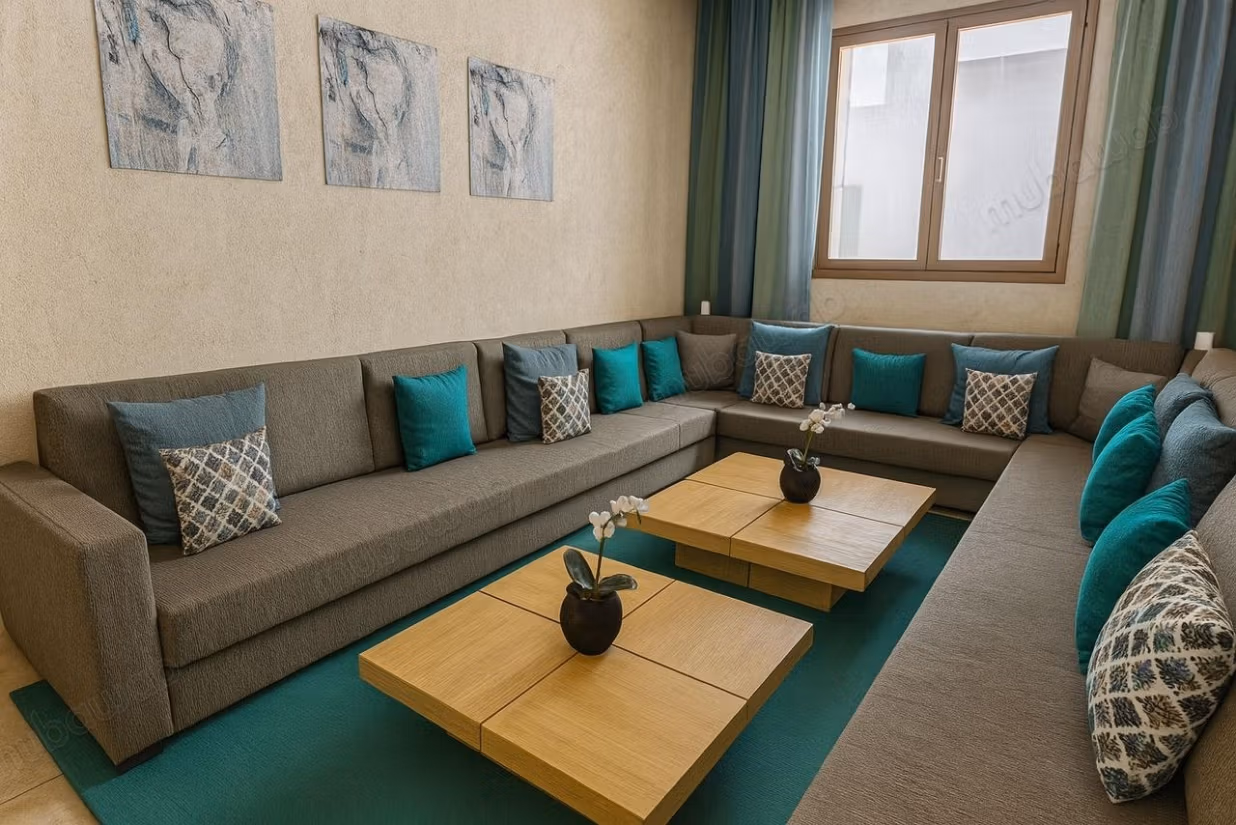 Apartment for sale in Ait Melloul. 2 bedrooms. Security door and double glazing system