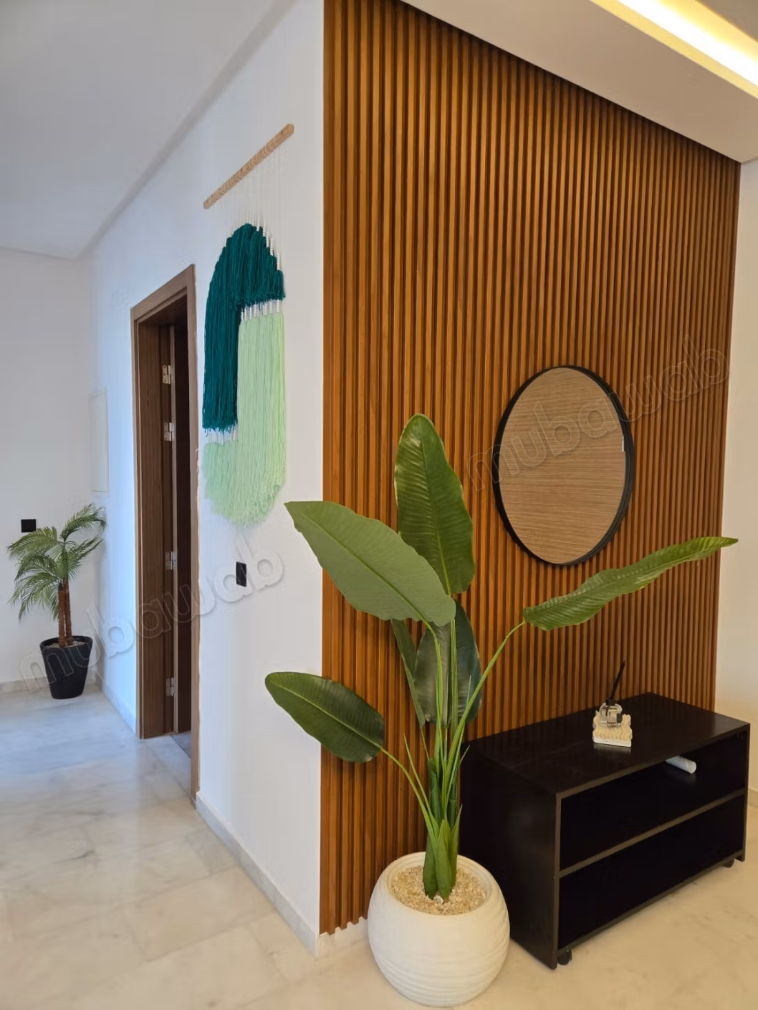 Location d'un appartement à Casablanca Finance City. 
2 chambres. 
Bien meublé