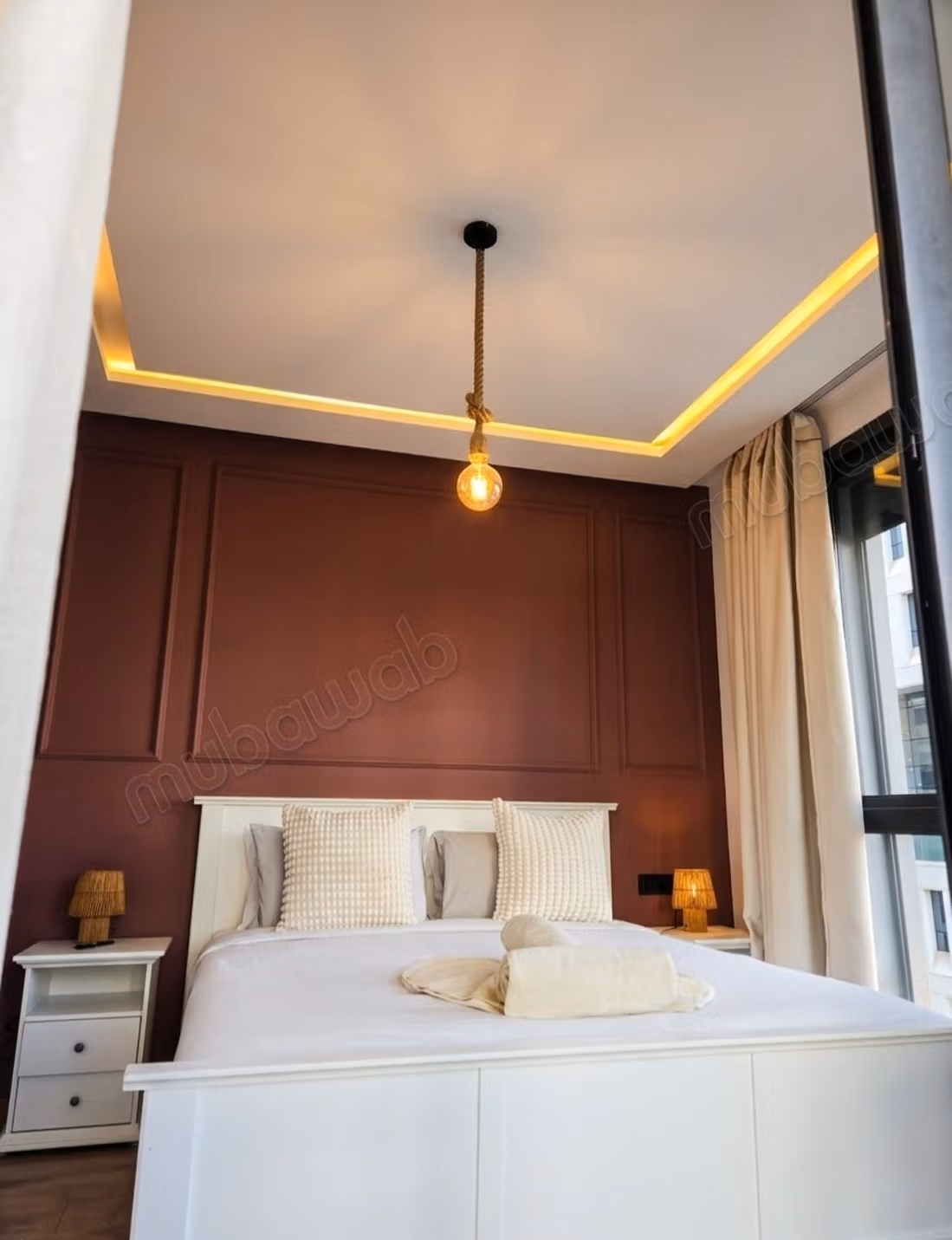 Location d'un appartement à Casablanca Finance City. 
2 chambres. 
Bien meublé