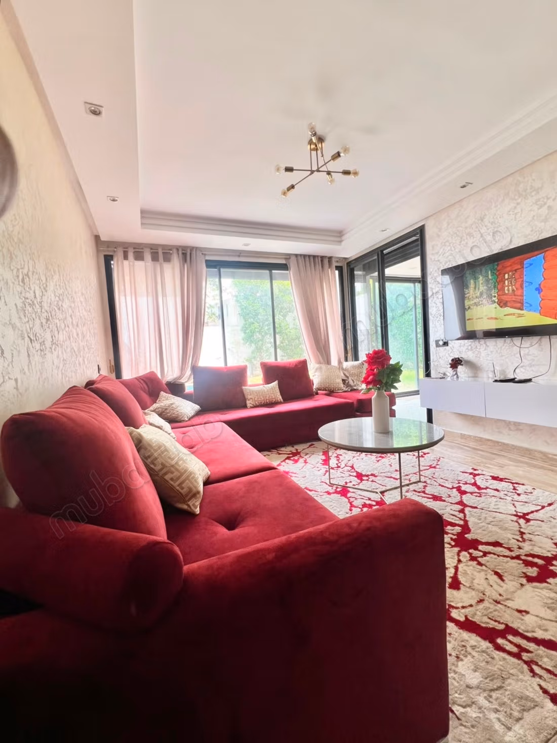 Magnifique rez de jardin 2 chambres à dar bouazza