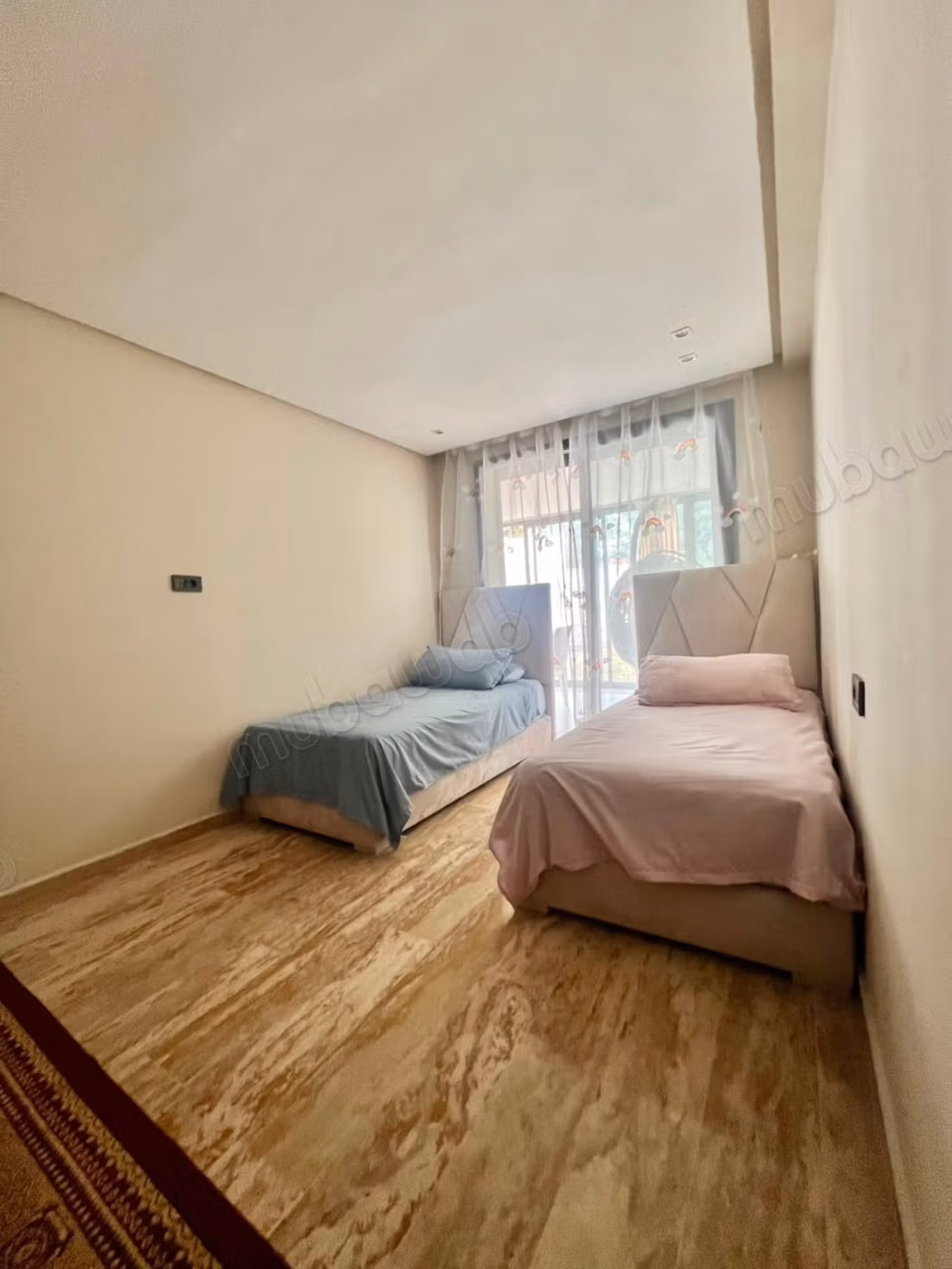 Magnifique rez de jardin 2 chambres à dar bouazza
