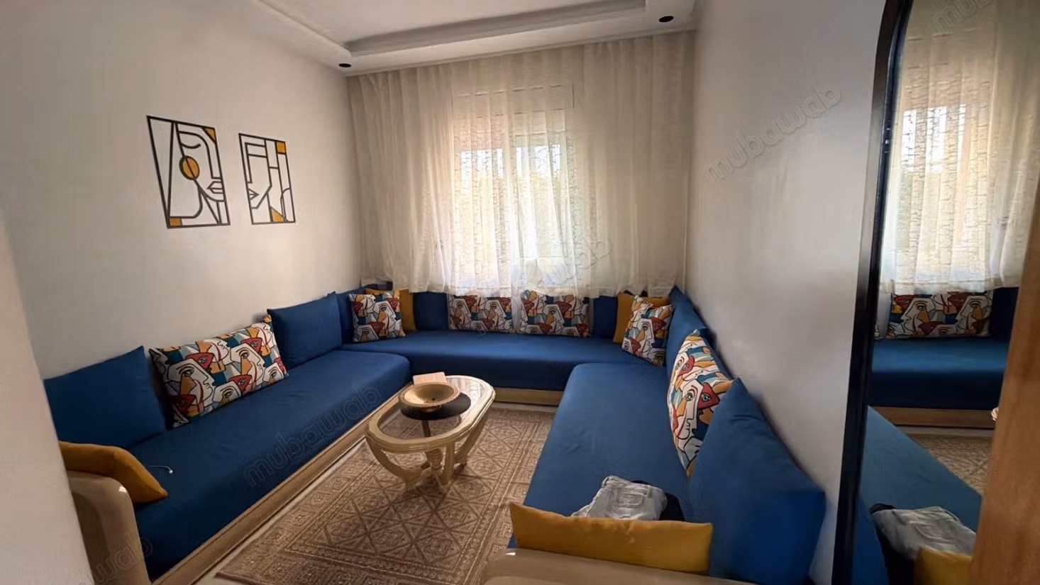 Bel appartamento in affitto a El Mansouria. Superficie 90 m²