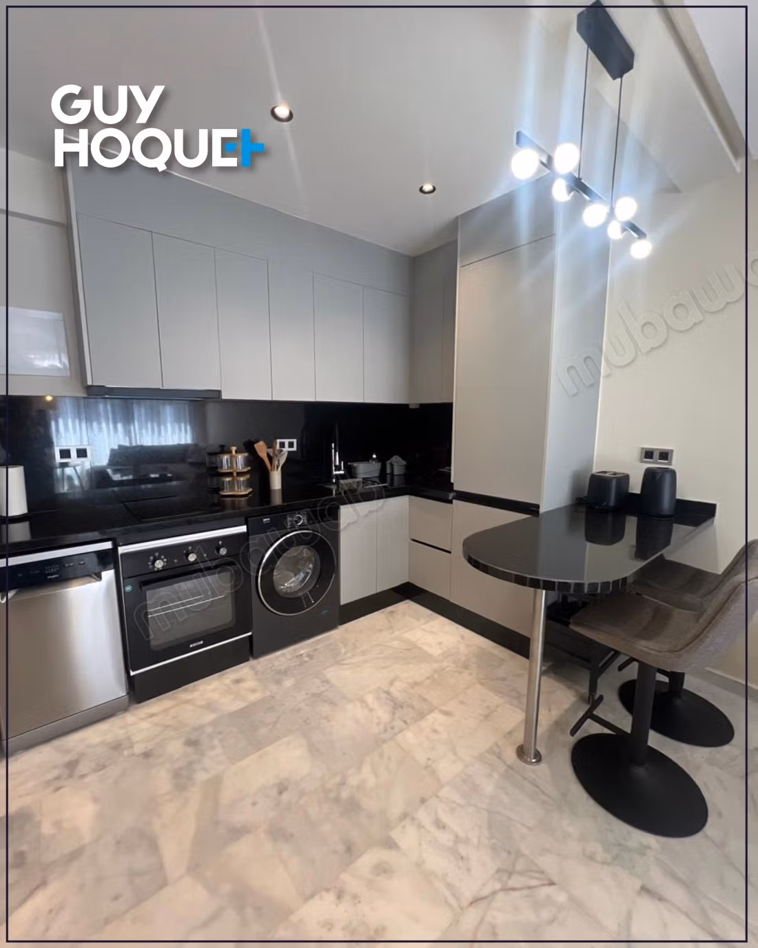 Studio Neuf Meublé à Louer. 
Riviera 7 500 DH/mois