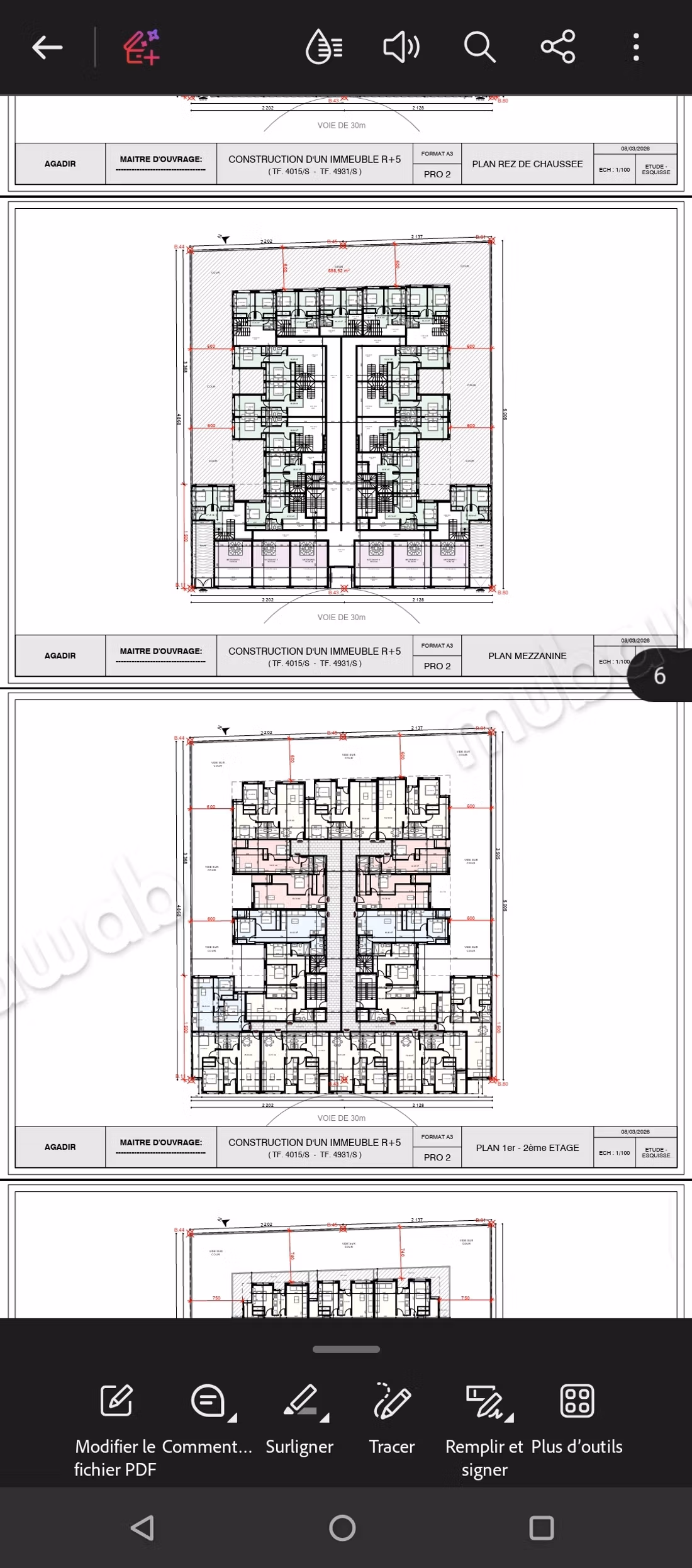 Terreno 2 140 m² progetto immobiliare R5 Agadir