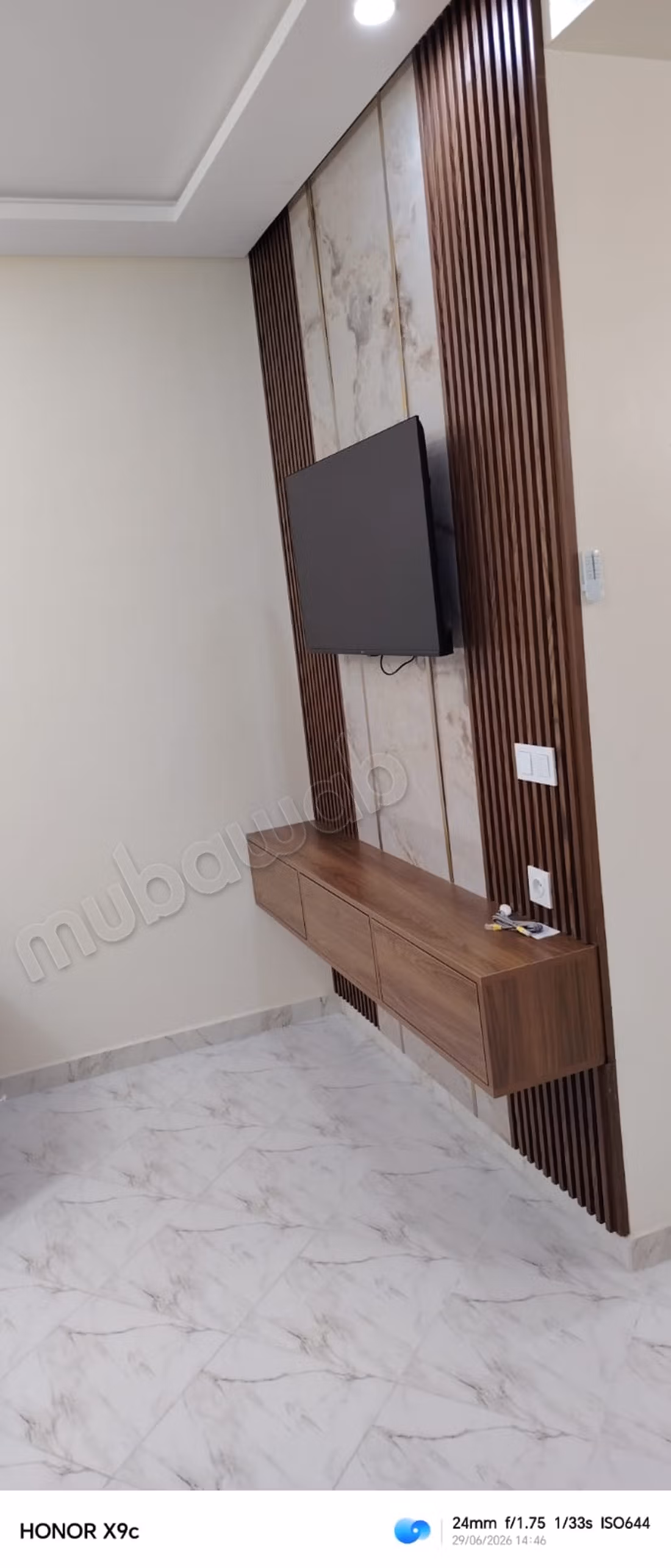 Appartement te huur in de Hassani wijk. Totale oppervlakte 85 m². gemeubileerd