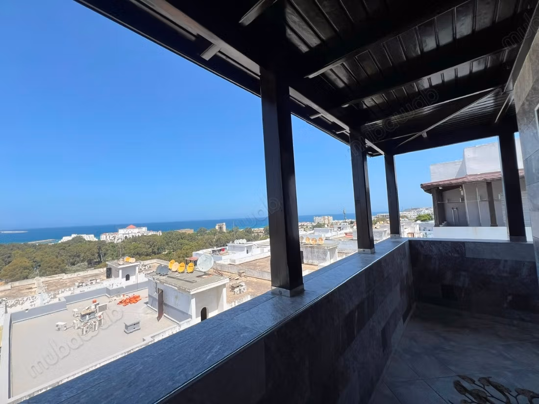 Furnished apartment with sea view