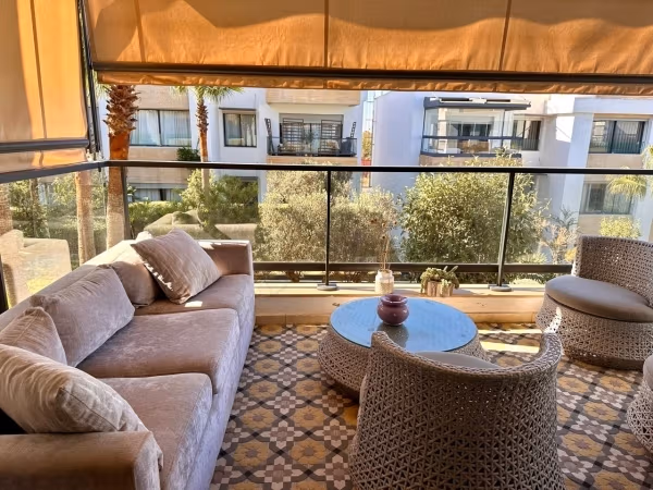 Superb furnished apartment for rent in DAR BOUAZZA