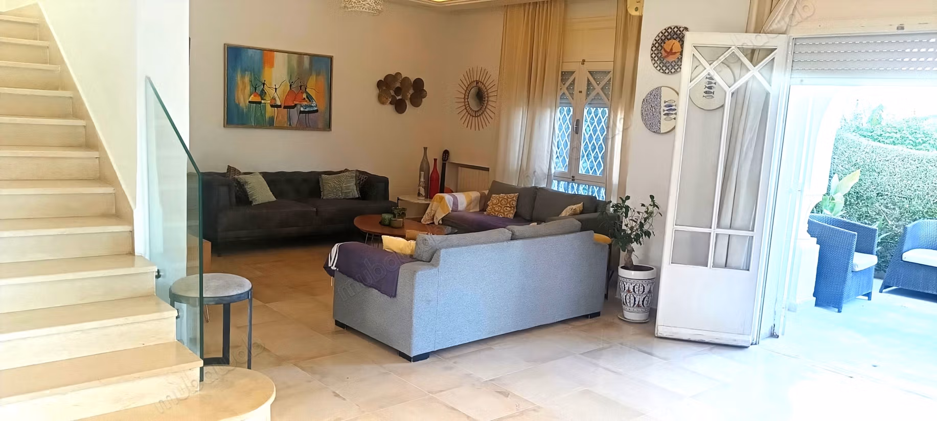 Duplex S3 avec jardin, Cité El Khalil, La Marsa