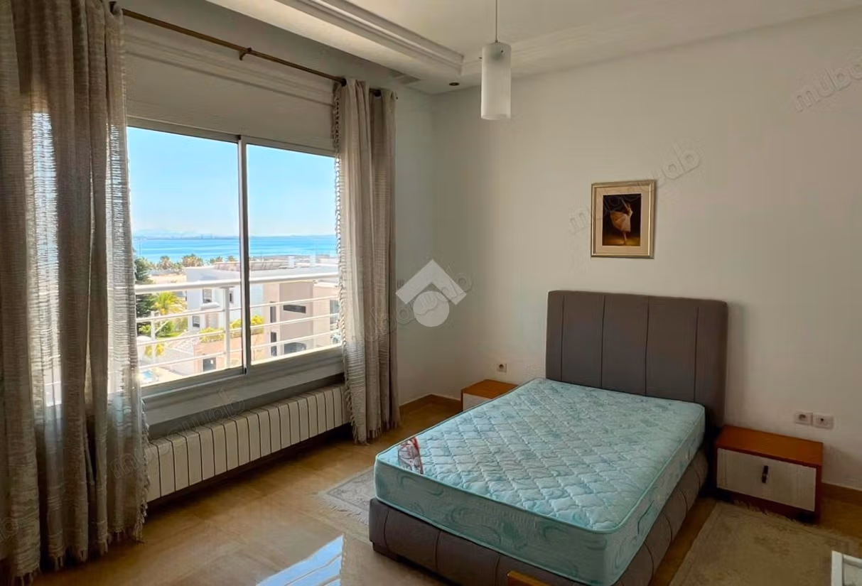 A furnished apartment is available for rent