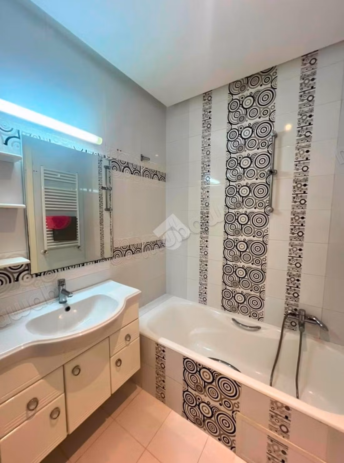 A furnished apartment is available for rent