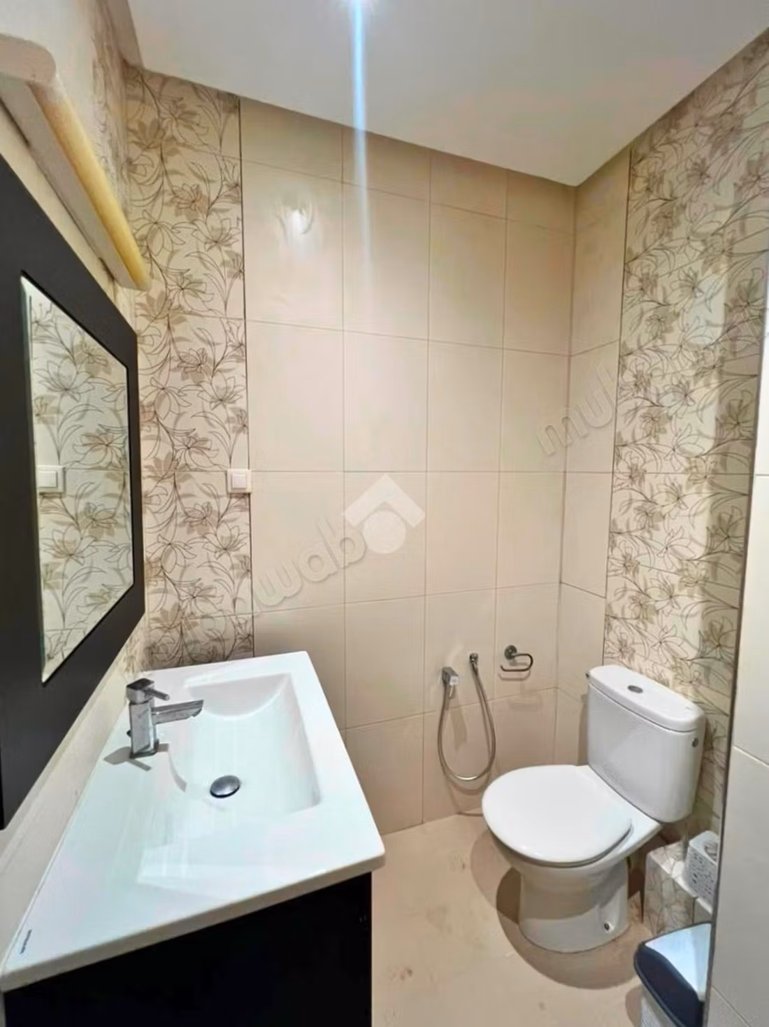 A furnished apartment is available for rent