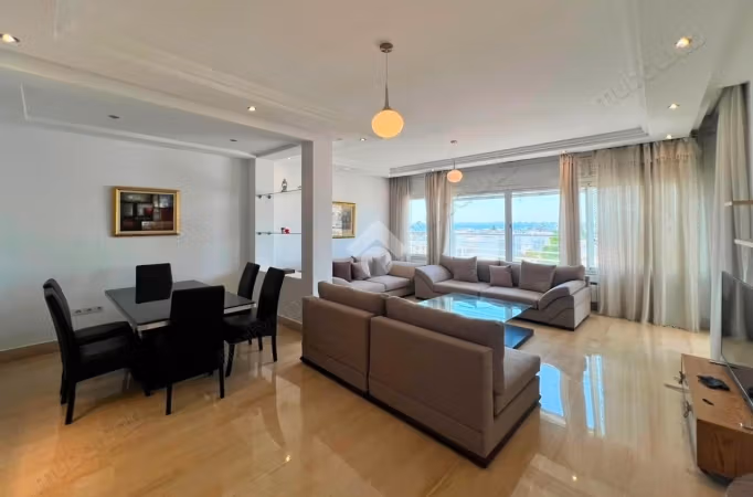 A furnished apartment is available for rent