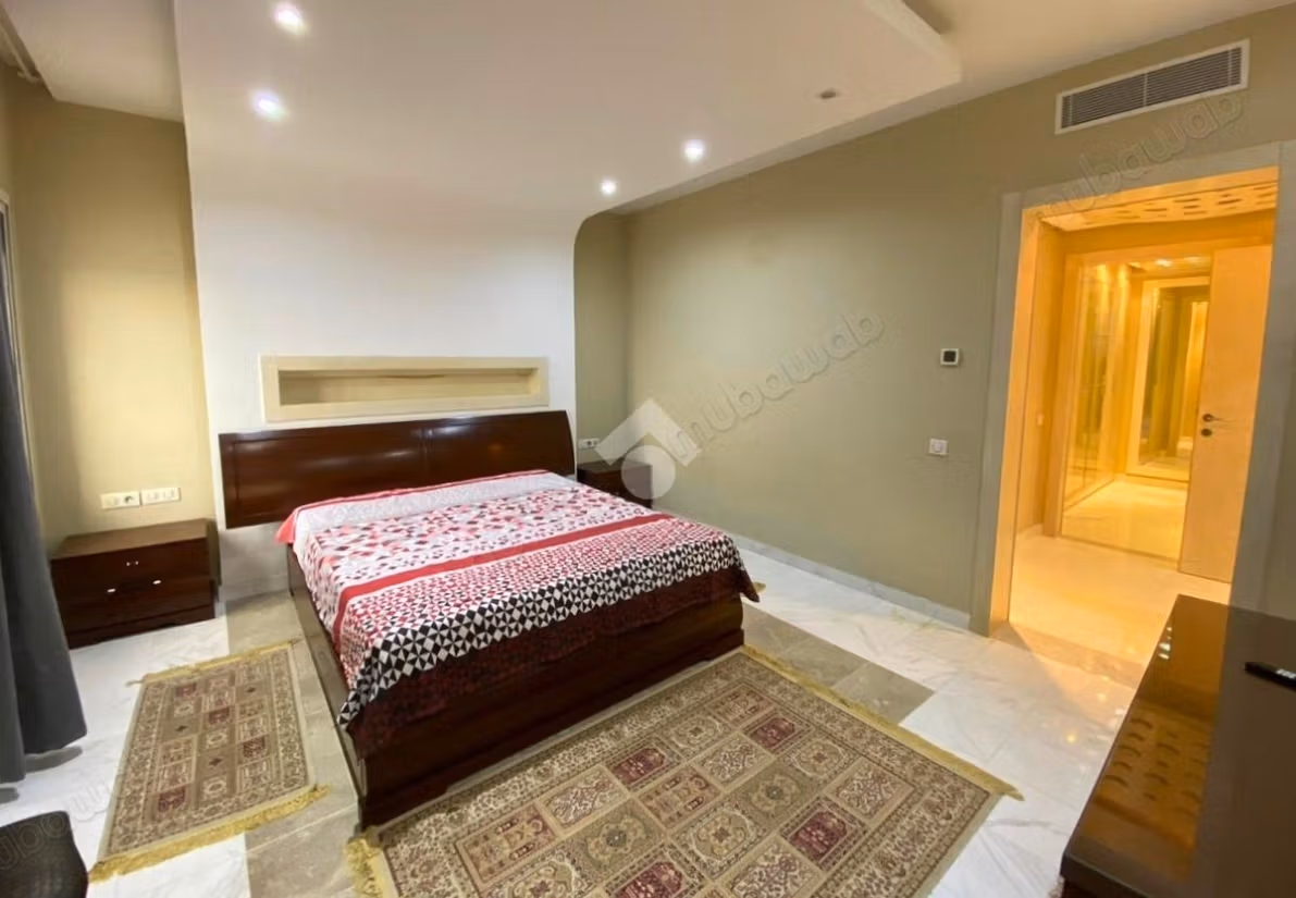 A furnished apartment is available for rent