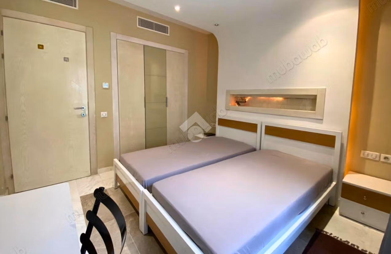 A furnished apartment is available for rent