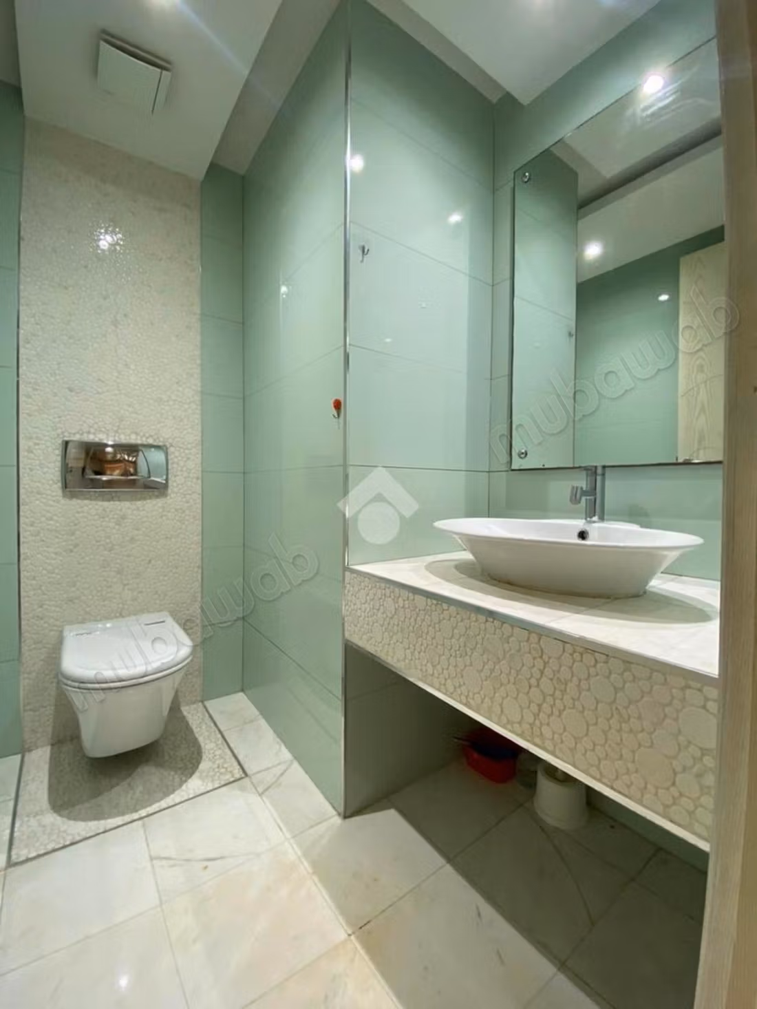 A furnished apartment is available for rent