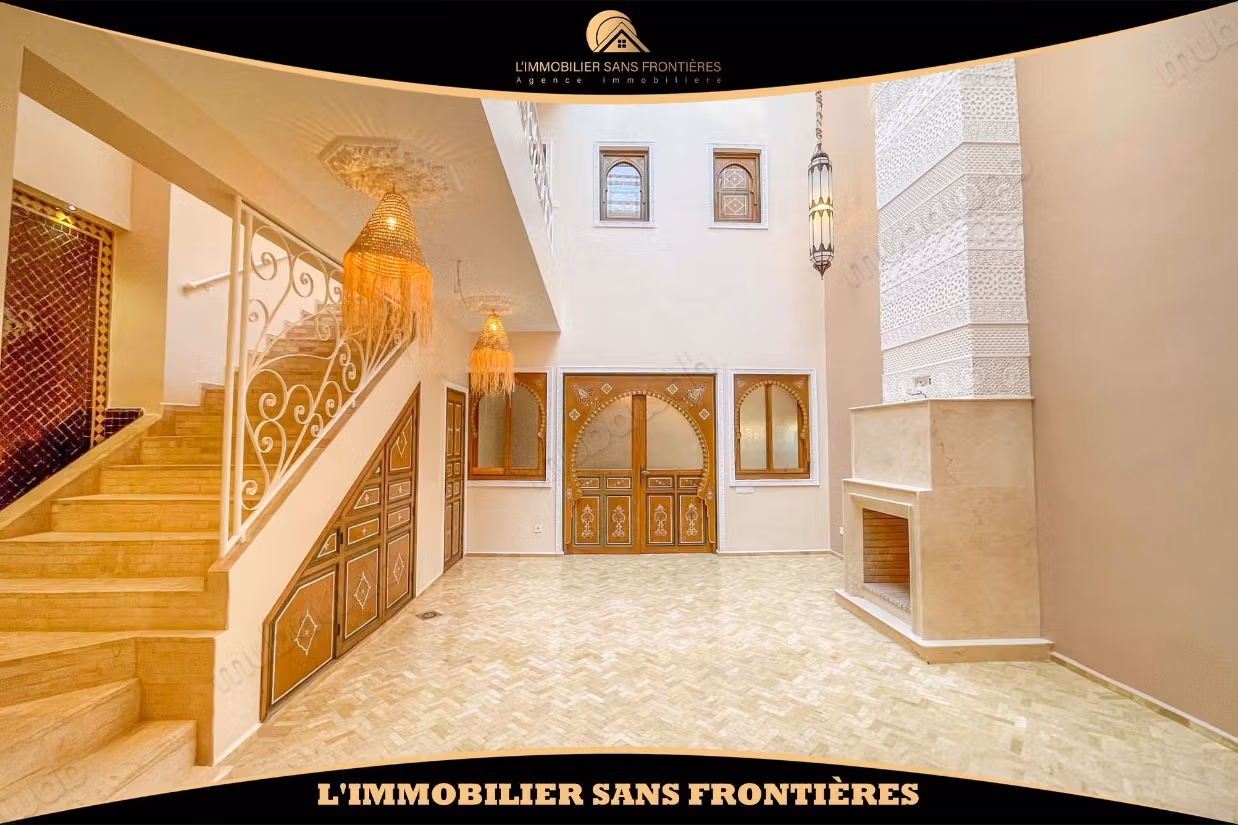 Riad neuf titré de 86 m² dans la Médina – 3 suites, piscine...