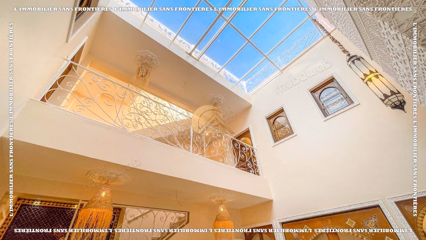 Riad neuf titré de 86 m² dans la Médina – 3 suites, piscine et cuisine d’été
