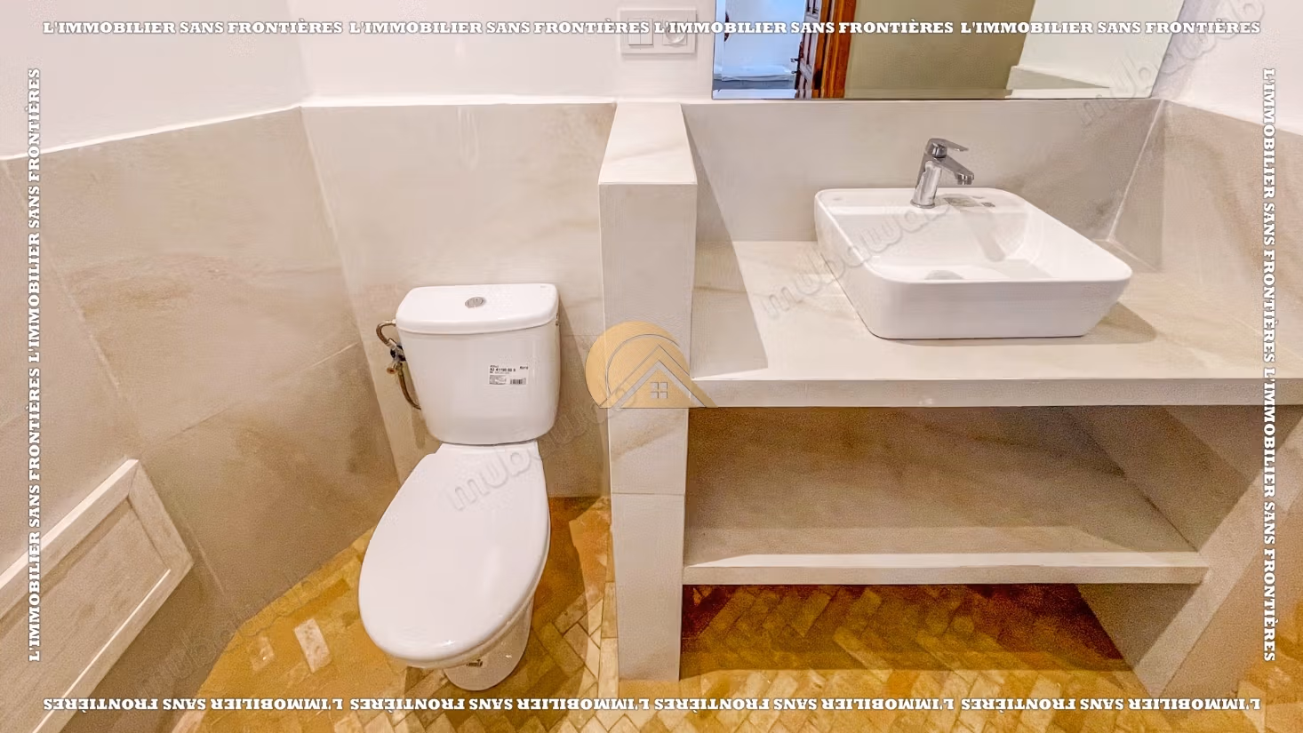 Riad neuf titré de 86 m² dans la Médina – 3 suites, piscine et cuisine d’été