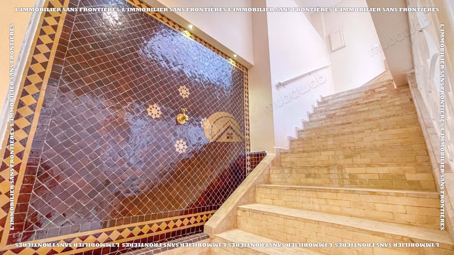 Riad neuf titré de 86 m² dans la Médina – 3 suites, piscine et cuisine d’été