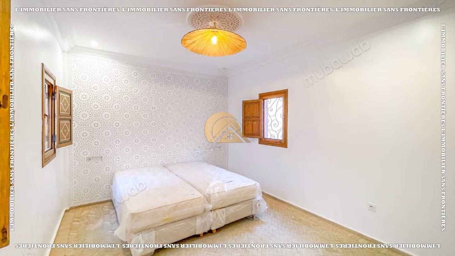 Riad neuf titré de 86 m² dans la Médina – 3 suites, piscine et cuisine d’été