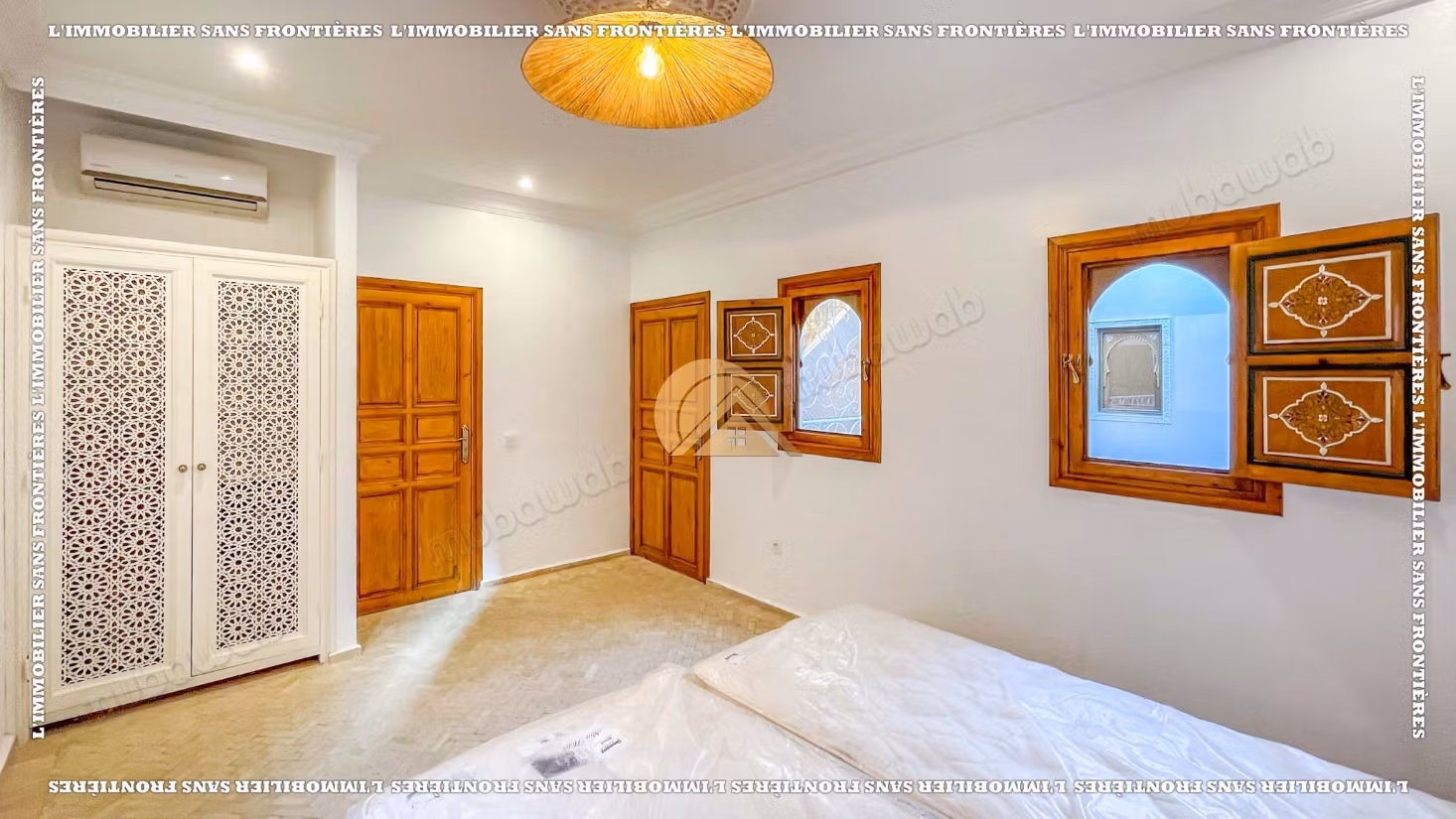 Riad neuf titré de 86 m² dans la Médina – 3 suites, piscine et cuisine d’été