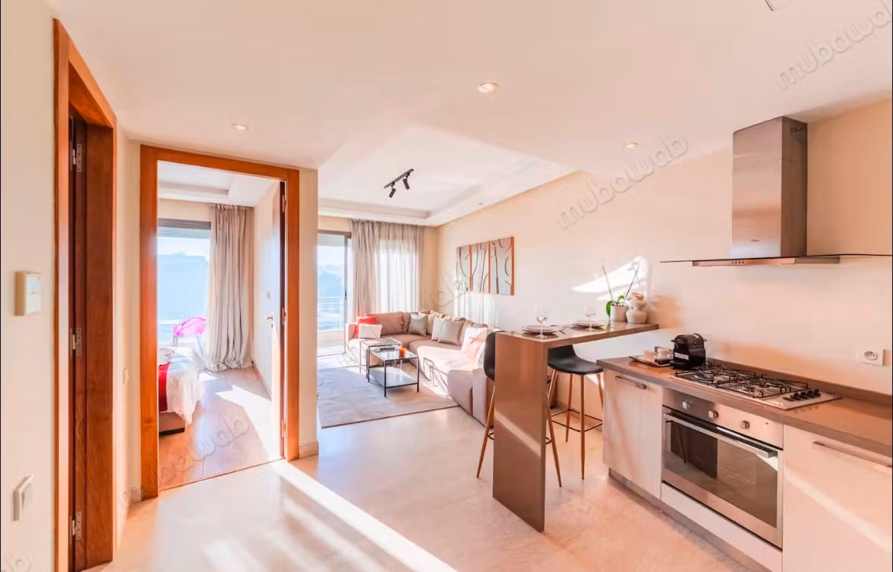 Studio meublé avec terrasse sans vis à vis au princesses 49m2